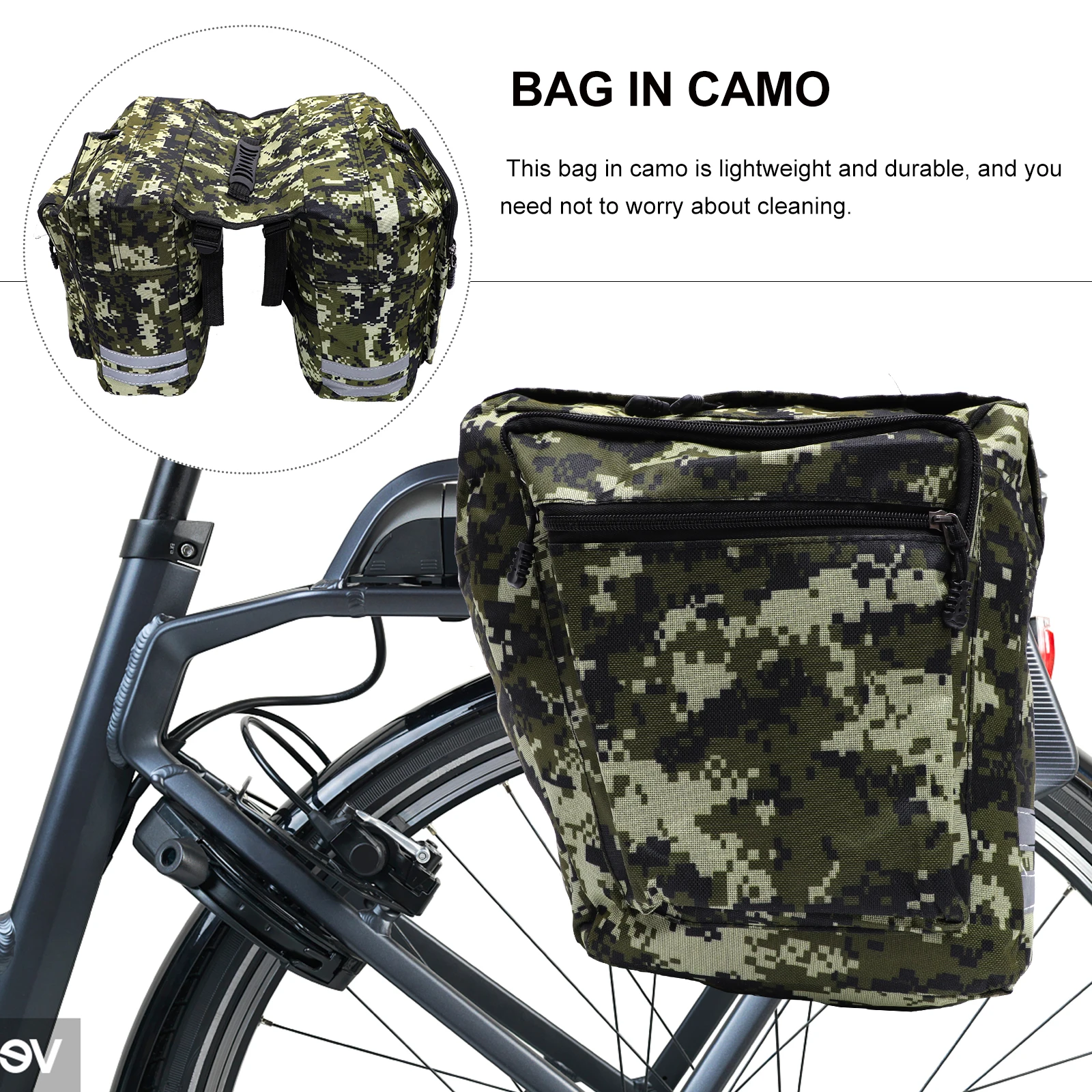 

camo rear seat bag camo rear bag trunk bag saddle bag