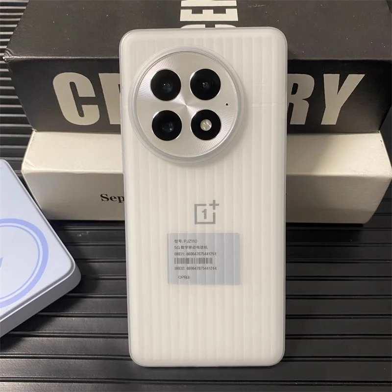 Cover For Oneplus 13 13R 12 Ace5 Pro Fashion Corrugated PP Transparent Case For One Plus 13 R Thin Shockproof Bumper Funda