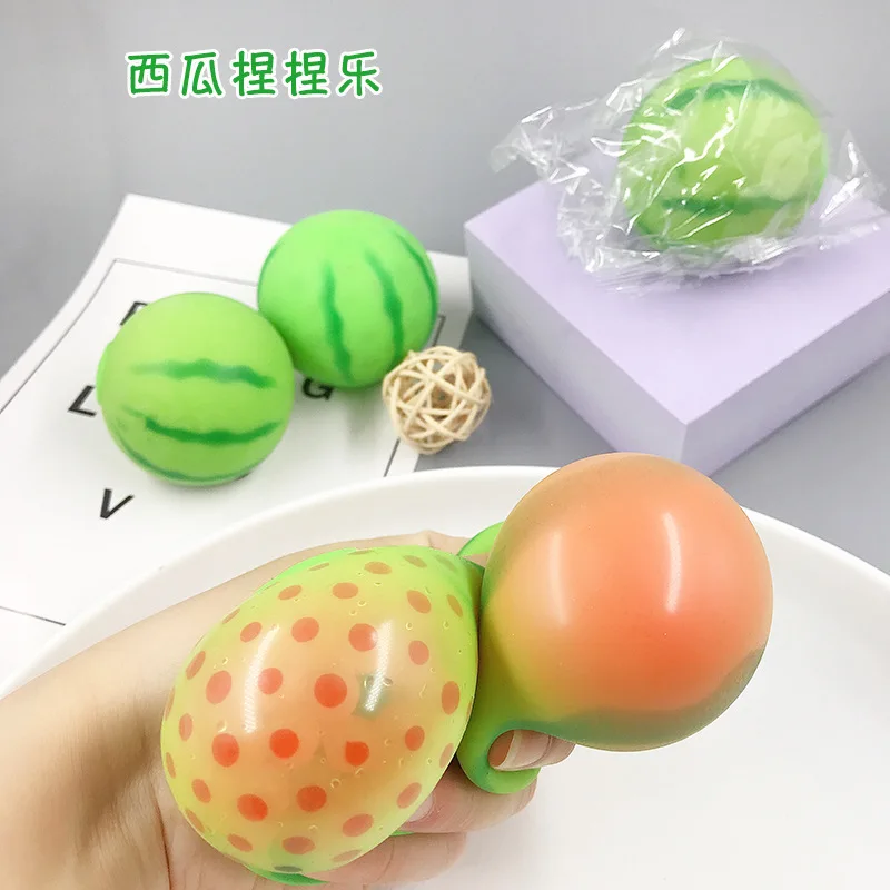 

Anti-Stress Toy Colorchanging Watermelon Pinch Happy Cute Prank Toy Funny Stress Reliever Reduce Pressure Prop J136