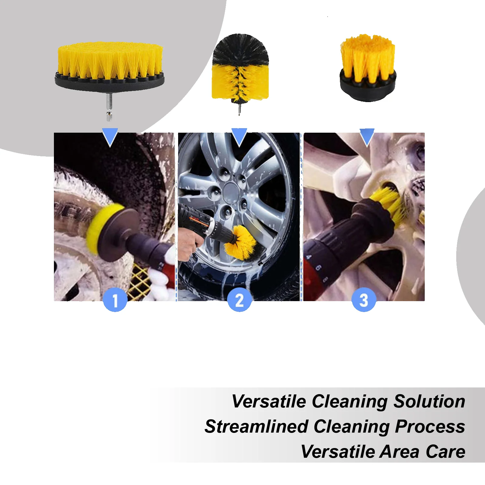 

Car Brush Kit 30 Pieces Auto Maintenance Care Scrub Pads Drill Brush Attachments Set For Truck Vehicle SUV Sedan Automotive