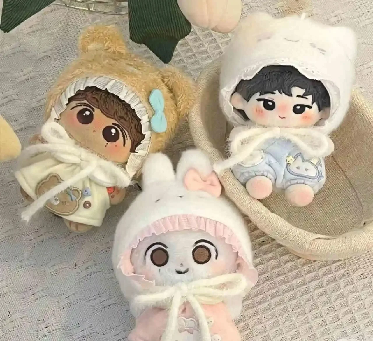 

Sweatshirt Cotton Doll Hoodie Plush Stuffed Idol Plush Doll Clothes Cartoon Kawaii 10CM Cotton Doll‘s Clothes Playing House