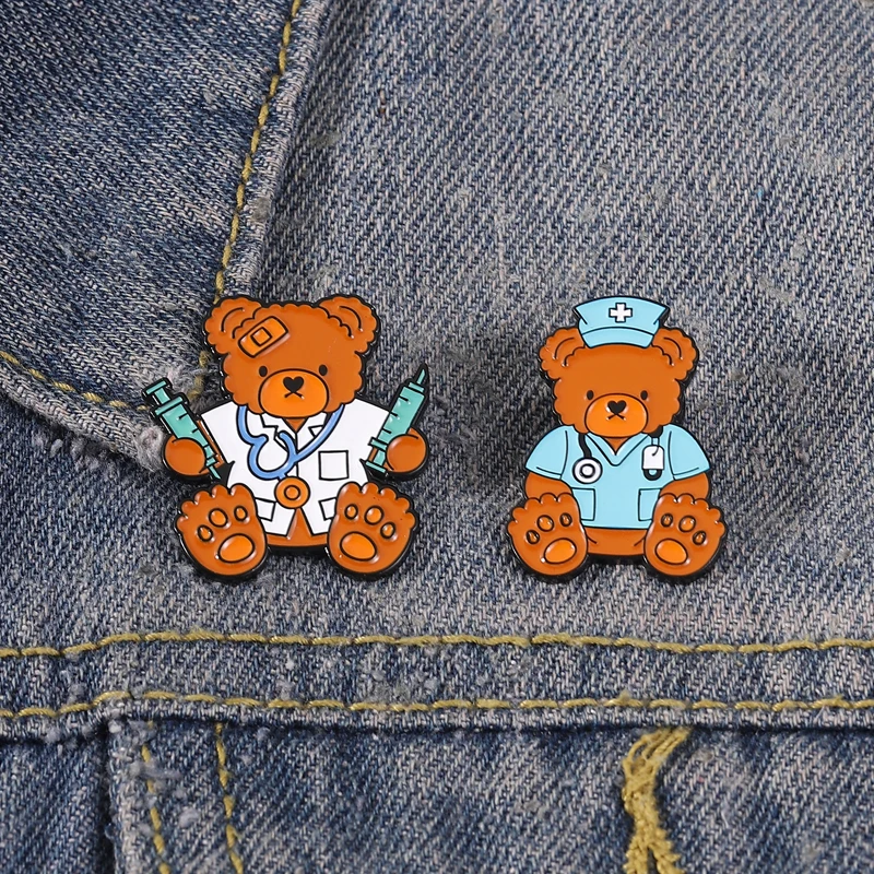 Medizinische Emaille-Anstecker für Gesundheitspersonal, lustige Krankenhaus-Motiv-Anstecknadeln, dekorative Broschen, Schmuck als Geschenk für Ärzte – Detail 8
