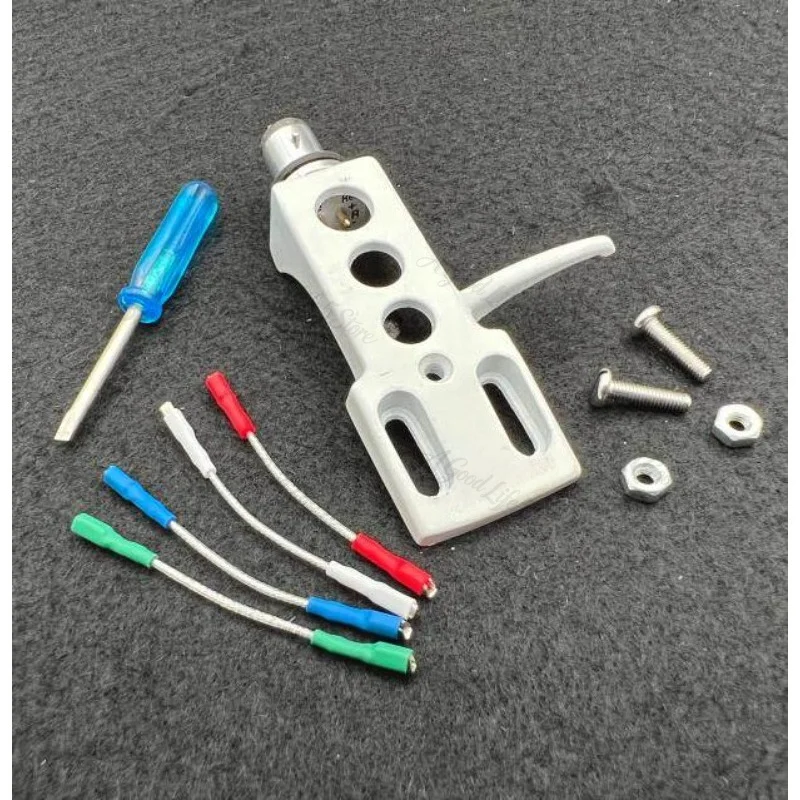 for LP Record Players, Phonographs, Aluminum Alloy Holders, Head Covers, Needle Housings, and Black Rubber for Head Wires
