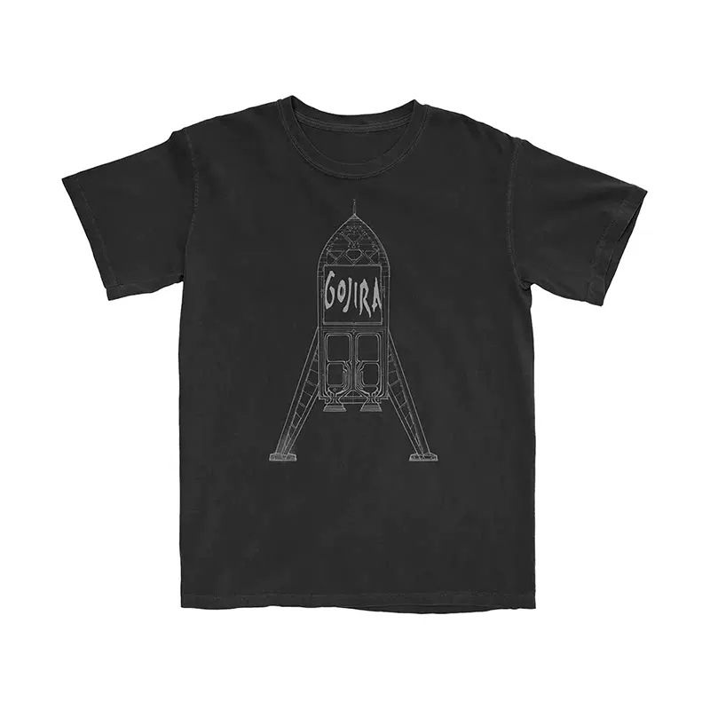 Gojira Original Musician Group French Heavy Metal Band Rock Casual Loose Printed Men T-shirt Short Sleeve