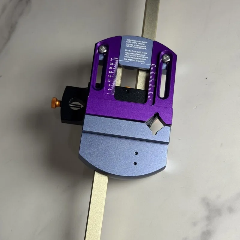 Woodworking Center Marking Device Adjustable Center Locator Multifunctional Positioning Model Aluminum Alloy Positioning Centers