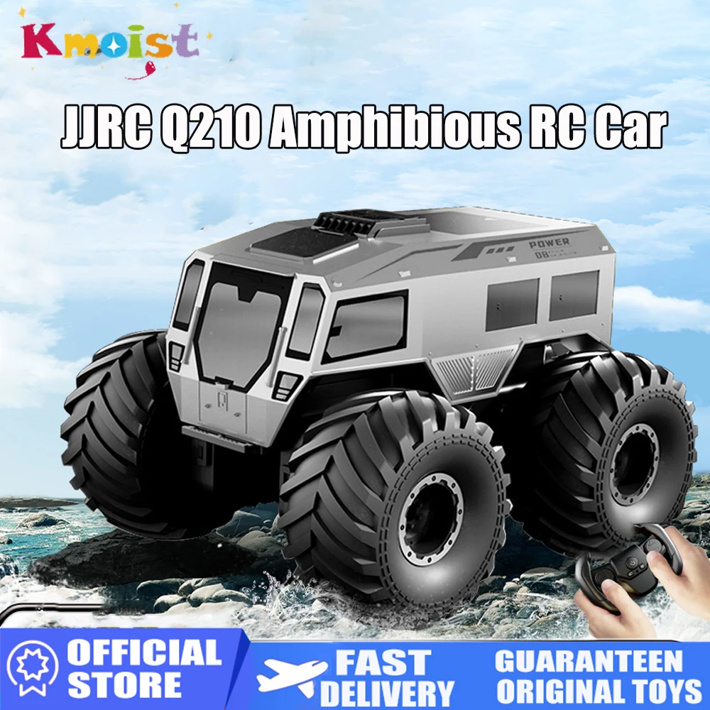 

JJRC Q210 Rc Car ATV High Low Speed Switch Unique Appearance Terrain Climbing Off Road Amphibious Vehicle Toys for Boys Kid Gift