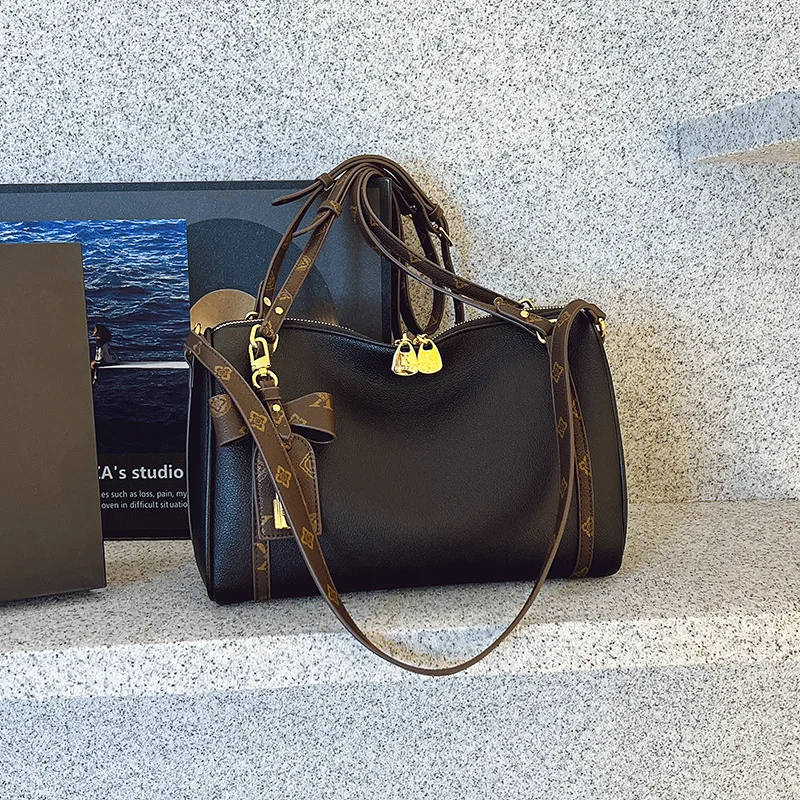 

Скульптурная большая сумка 2025 года, женская трансформируемая сумка через плечо и через плечо, вместительная сумка «день-ночь»