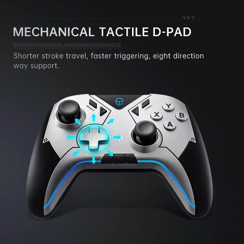 Original New THUNDEROBOT G50S Wireless Gaming Controller Hall Effect Joystick Triggers Gamepad 1000Hz Polling Rate For Switch PC