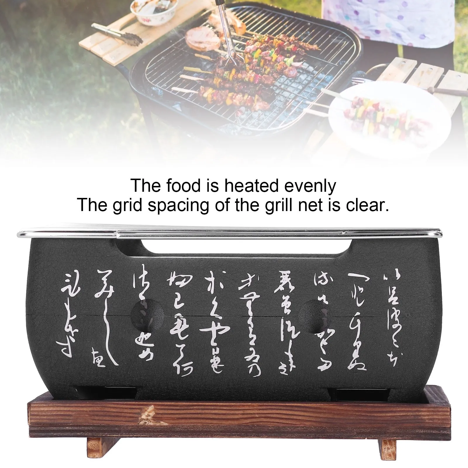 Japanese Barbecue Grill Mini Household Aluminium Alloy Charcoal Barbecue Stove Oven Accessories