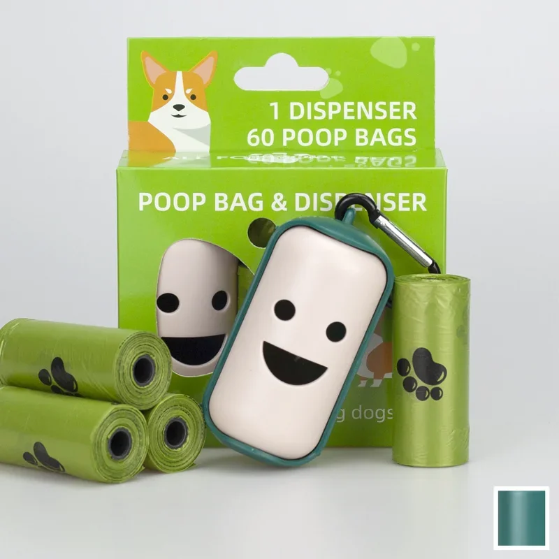 New Pet Supplies Canvas Garbage Bags Poop Bag Dispenser Portable Dog Poop Waste Bag Holder Outdoor Puppy Cat Pick Up Organizer