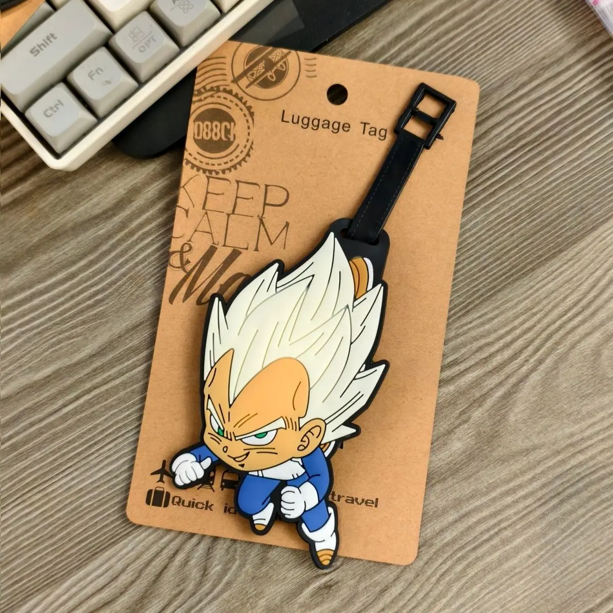Neuer Dragon Ball Son Goku Majin Buu Vegeta Cartoon Niedlicher Gepäckanhänger für Reisegepäck – Hochwertiger Anhänger mit exquisiter Dekoration – Detail 10