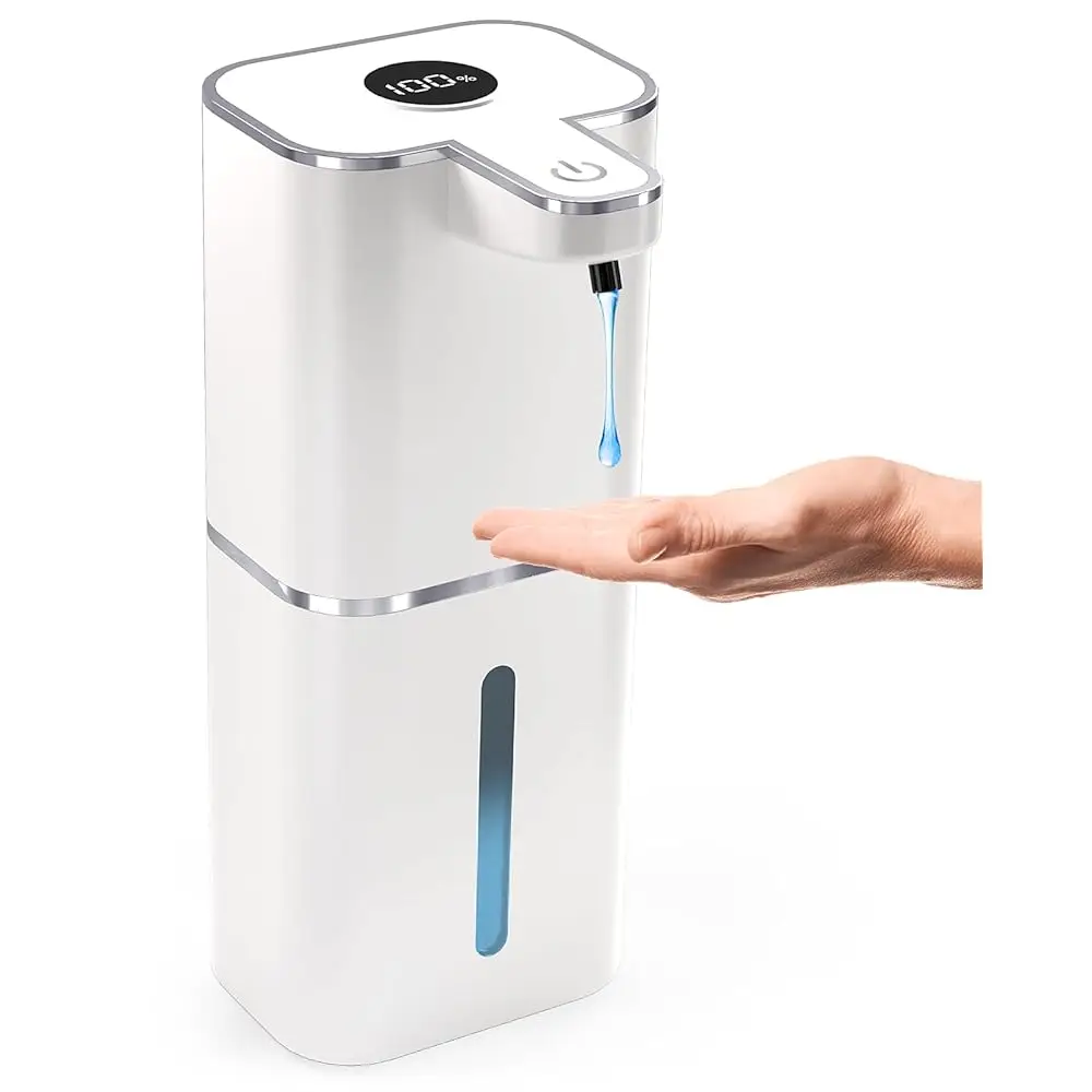 

Автоматический бесконтактный дозатор мыла, 6 уровней регулировки, 400 мл, перезаряжаемый, настенный, умный, для ванной и кухни