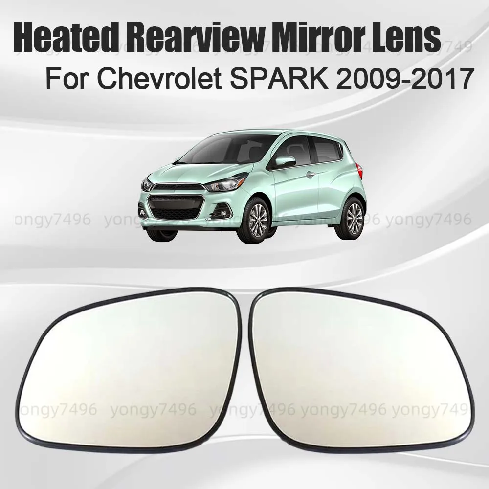 

Replace Car Wide Angle Heated Rearview Mirror Lens For Chevrolet SPARK 2009-2017 Cars Accessories Mirrored Glass Decoration