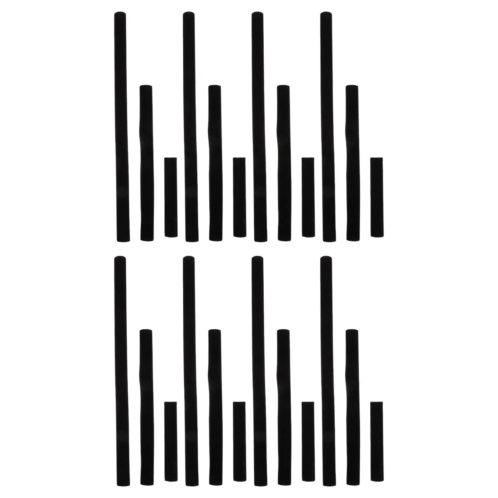 

24Pcs Jewelry Box Divider Sponge Strips Grey Flexible Cuttable Inserts for Organizing Rings Earrings Necklace Drawer Organizer