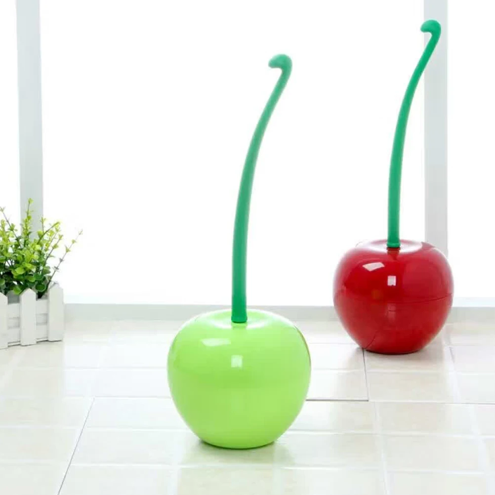 

Plastic Toilet Brush Cover and Holder Bathroom Bowl Cleaner Long Handle Brushes