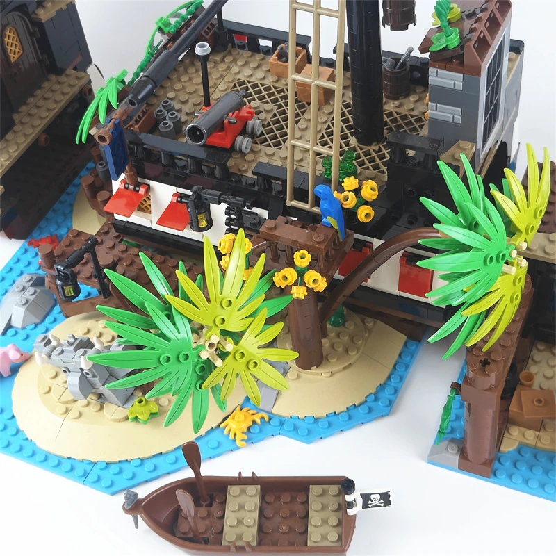 Filmmodell Fluch von Barracuda Bay 2545 Stück Bausteine Ziegel Geburtstag Weihnachten Kinder Geschenke kompatibel 21322 698998