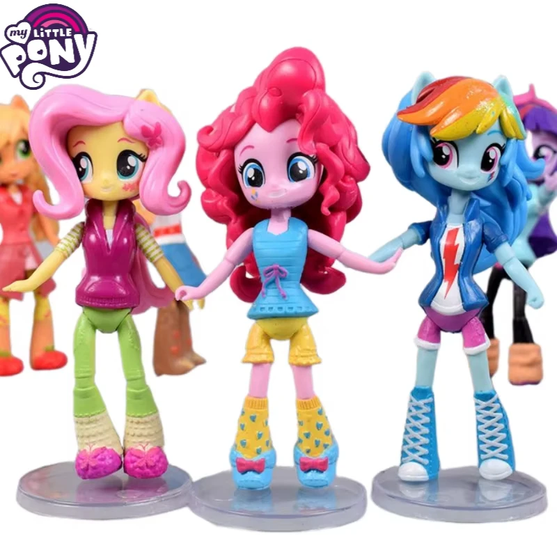 Animation peripheral Hasbro My Little Pony cartoon toy doll complete set of creative doll model girl birthday toy gift ornaments