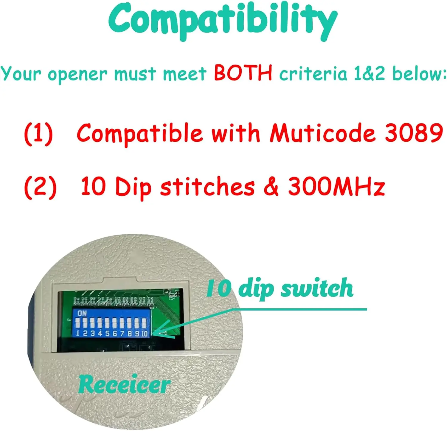 リニアマルチコード 3060 3089 308911 1089 4120 ガレージドアリモコン 300mhz MCS308911 MCS412001 MCS414001と互換性あり