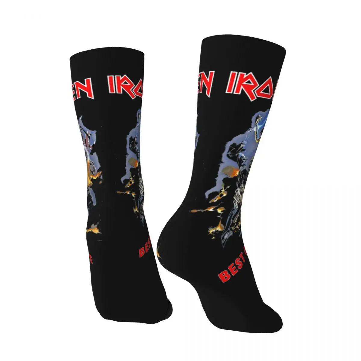 Iron Maidens Stockings Design Harajuku Socks Autumn Non Skid Socks Couple Outdoor Sports Breathable Socks