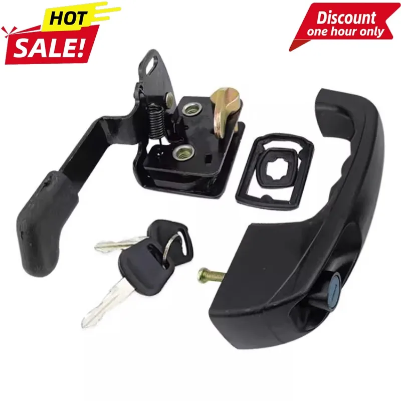 

Excavator for XCMG XE55DA 60D 65DA Cab Side Door Lock Car Door Lock Assembly Inside and Outside Handle Switch