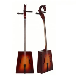 Traditional Folk 2 Strings Instrument Horse Head Professional Inner Mongolia Bowed String Instrument Matouqin