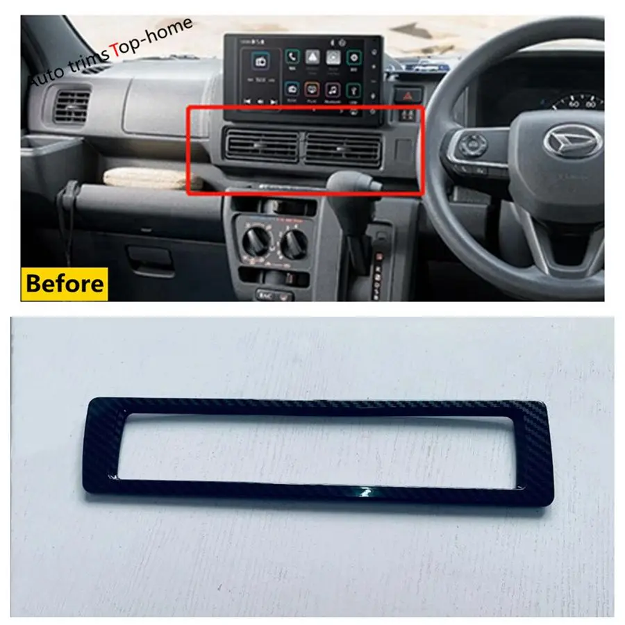 Dashboard Side Storage Box / Air Conditioning Vent Outlet Cover Trim For Daihatsu ATRAI Hijet 2022 2023 Decoration Accessories