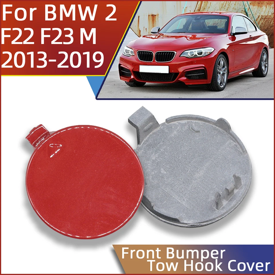 المصد الأمامي سحب هوك غطاء غطاء شل لسيارات BMW 2 Series F22 كوبيه F23 للتحويل M-Sport 2013-2019 51118058061   رسمت