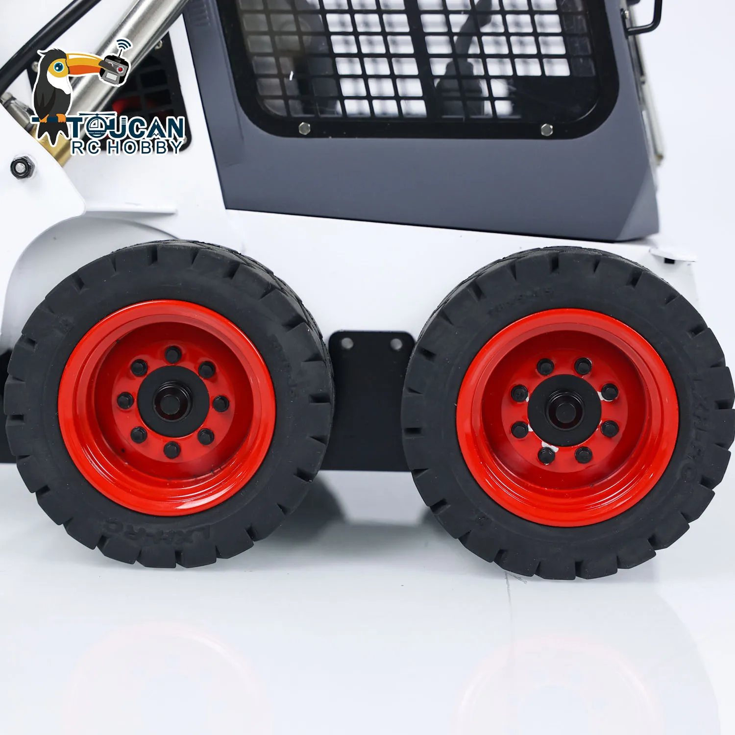 

SM450 1/14 RC Hydraulic Skid-Steer Loader I6S Remote Control Painted Finished Wheeled Car Vehicle Sound Light Servo Toy Trucks