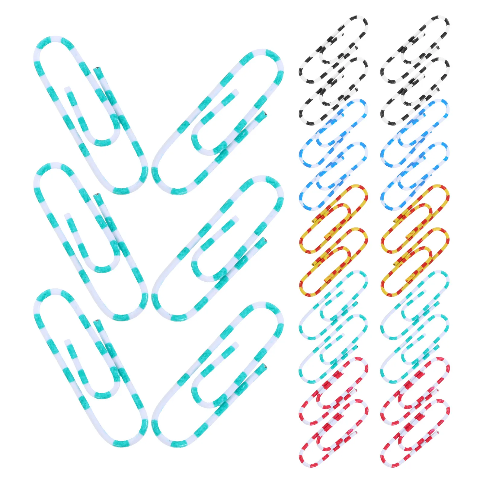 

Colored Zebra Paper Clip Document Sorting Organizing Small Bookmark Stationery Supplies Office