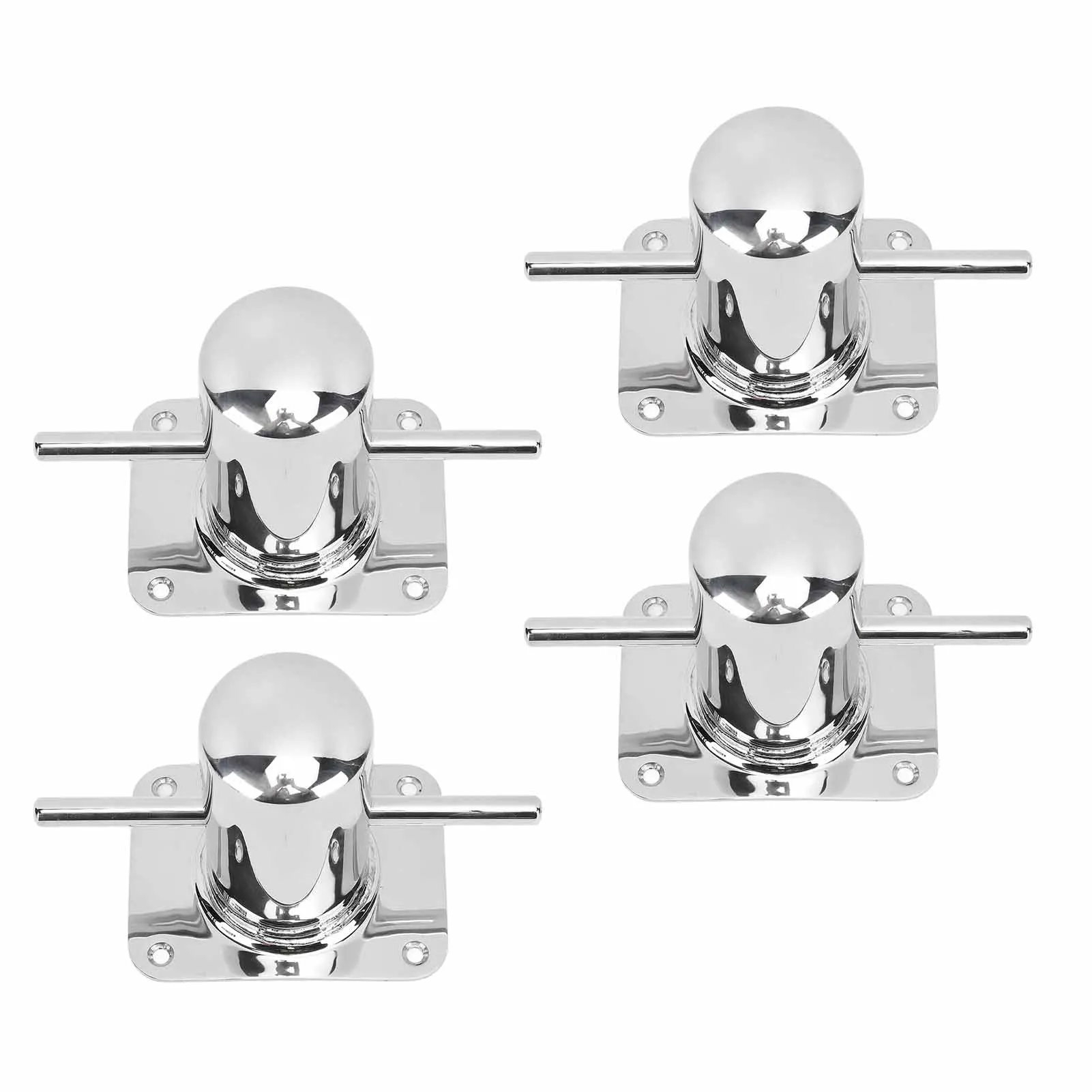 

4 шт. крестообразный столб из нержавеющей стали 316 — крестообразный швартовочный зажим для швартов на лодочной стойке, для морской яхты, прочная морская часть