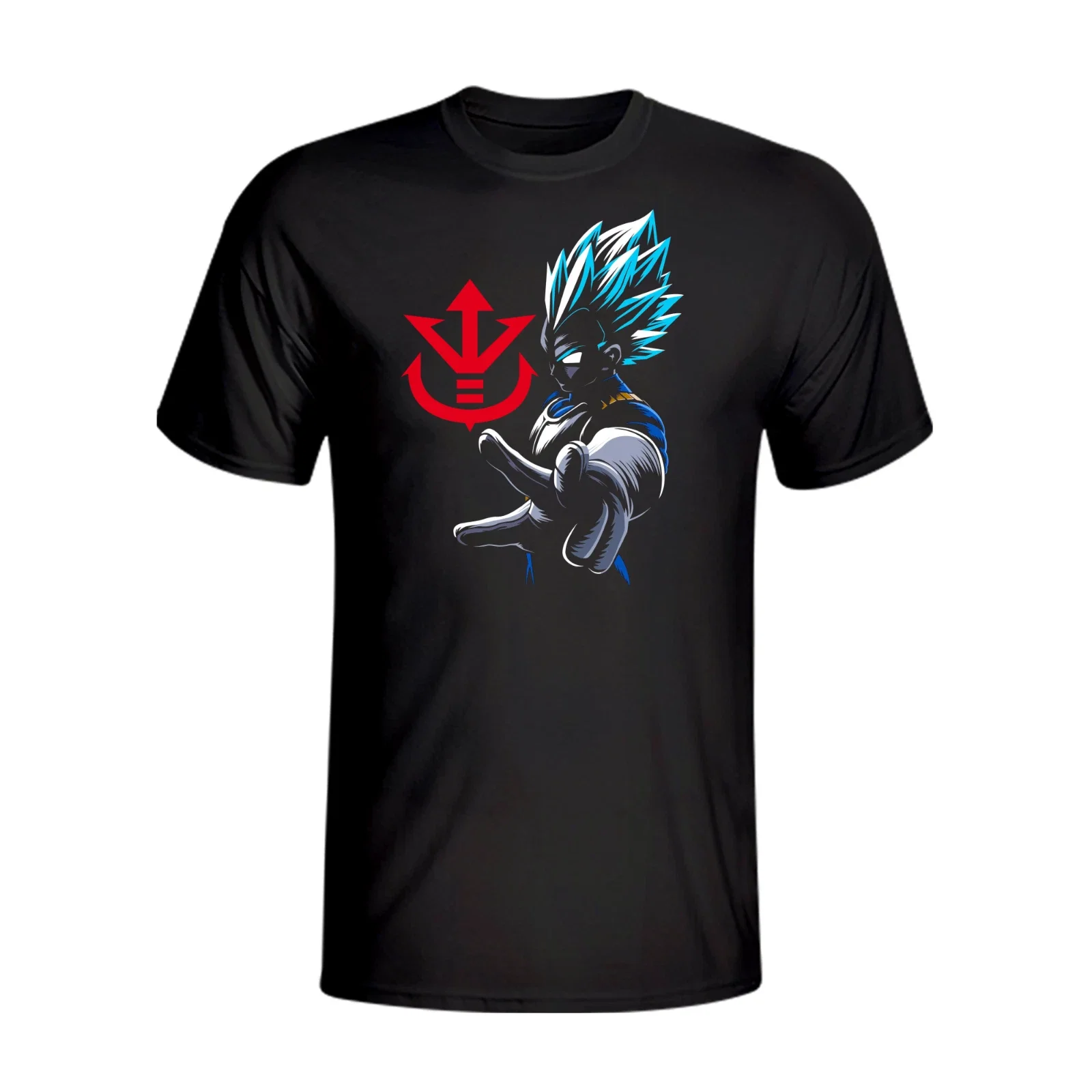 Mannen Goku Dragon Ball Z Kamehameha Grote Zwarte Korte Mouw T-shirt Super Saiyan Zomer Katoen Vrouwen Tops Tee streetwear Casual