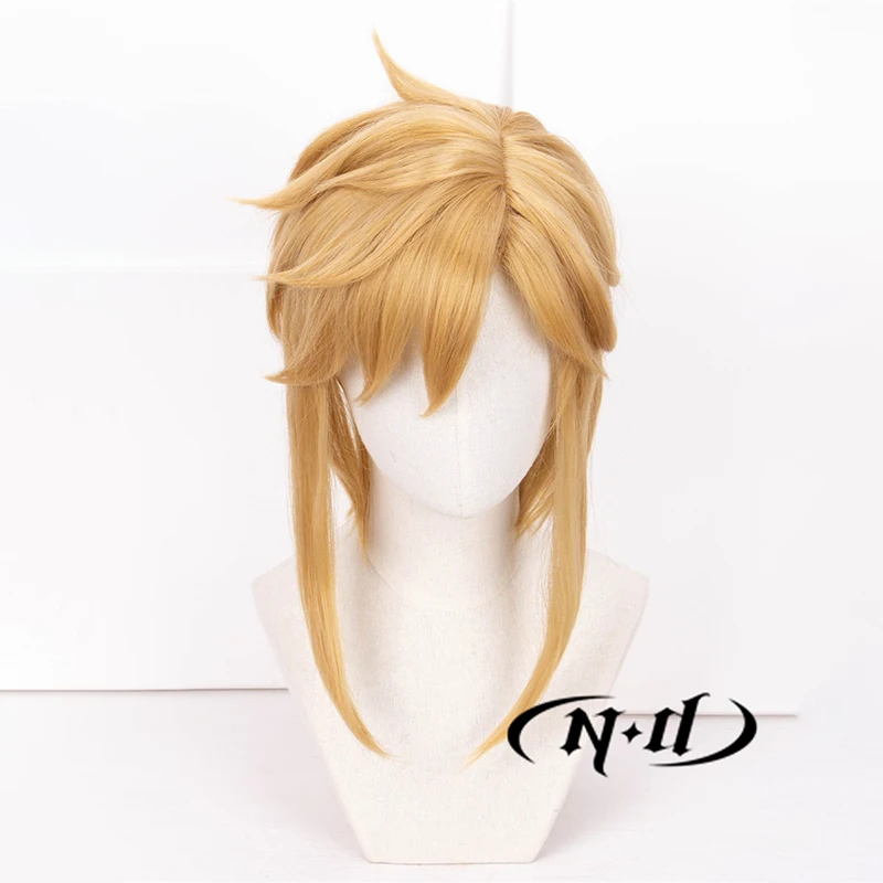 ND Link شعر مستعار كوسبلاي لعبة كوس شعر مستعار كوسبلاي للعبة كوميك كون كوزر زي موضوع حفلة صناعية مقاومة للحرارة