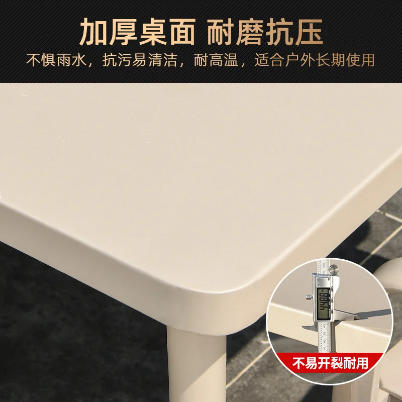 carbon steel table aluminum alloy single table villa courtyard garden outdoor simple leisure milk tea shop coffee shop table