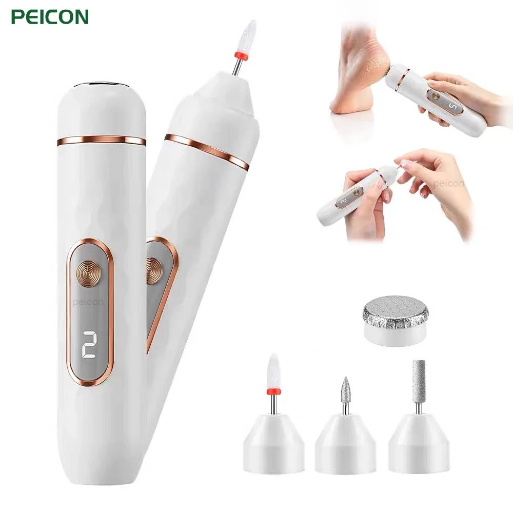 Electric Callus Removers for Feet 2 in 1 Rechargeable Electric Foot Grinder Electronic Foot File Portable Foot Callus Remover