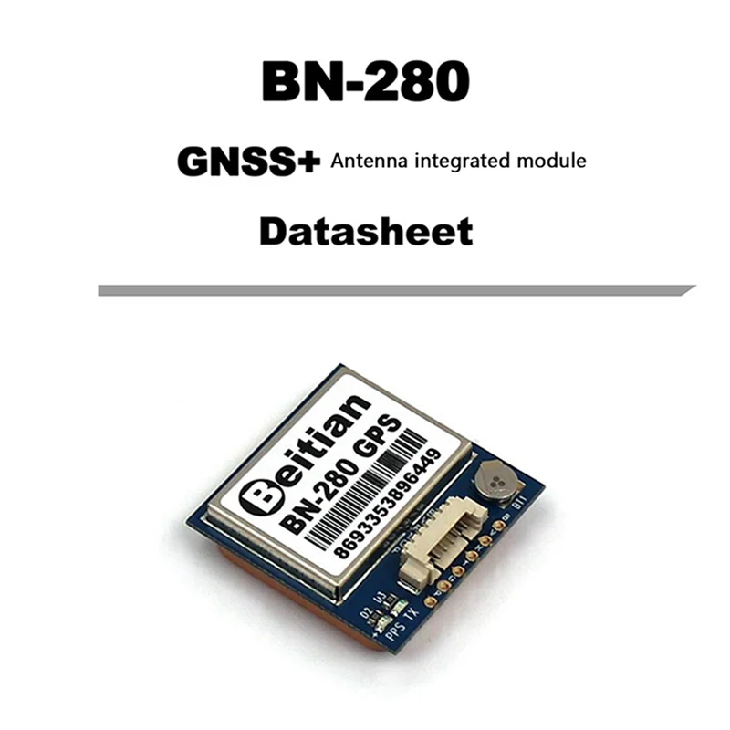 2X وحدة GPS BN280 GPS + GLONASS Beidou 5V TTL مستوى ل RC طويلة المدى FPV سباق الطائرة بدون طيار-ABJU