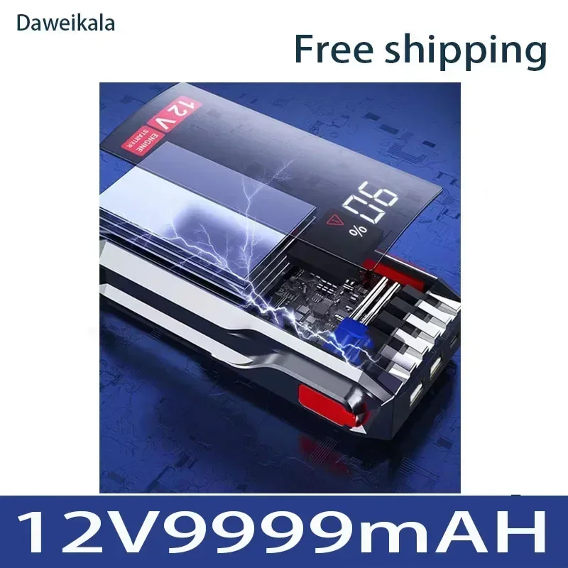 Rozrusznik Samochodowy Urządzenie Rozruchowe Power Bank Akumulator 99999mAh Jumpstarter Auto Buster Awaryjny Booster Ładowarka Samochodowa Rozruch