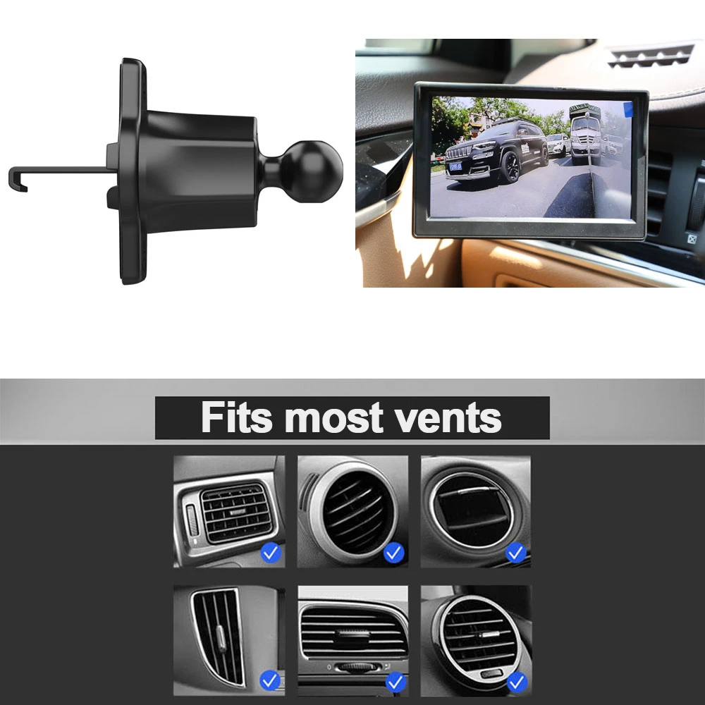 TEENRAM 5 Inch HD Mirror Monitor Car Digital Side View System with 720P Night Vision Camera Blind Spot Waterproof Accessories - Image 4