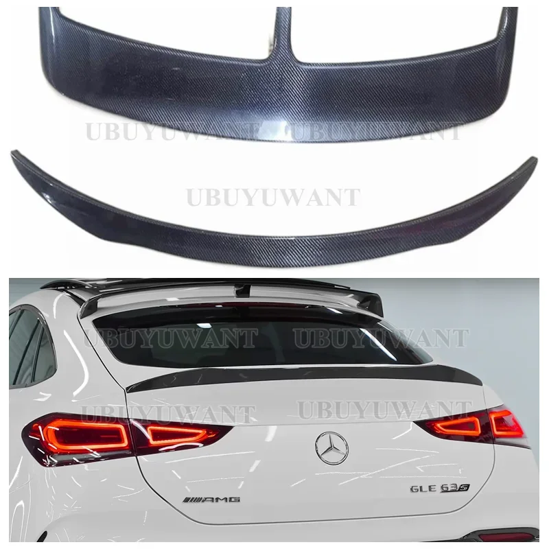 For Mercedes-Benz GLE Class GLE Coupe C167 GLE350 450 GLE53 GLE63 Rear Carbon Fiber Tail Modification 2021 2022+