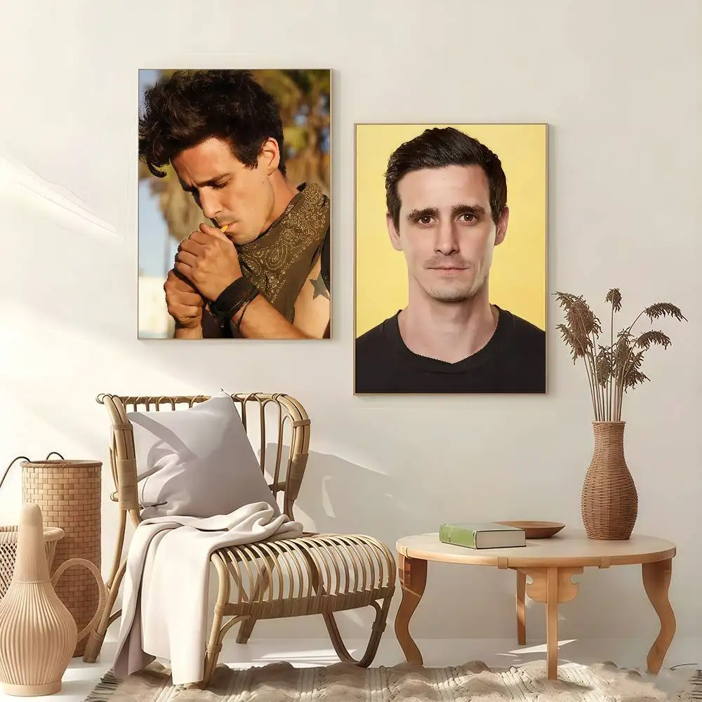 Famous Actor J-James R-Ransone Poster Stickers Art Print Retro Vintage Wall Decor HD Living Room Home Office Gift Occasion