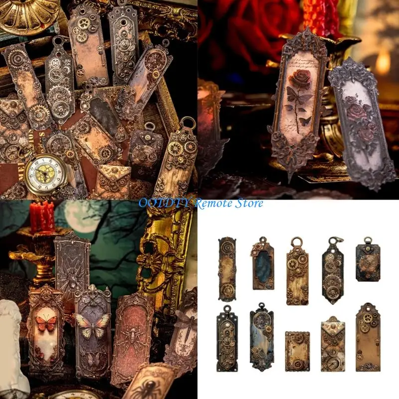 

Goth Embossed Sticker for Notebook Journal Water Bottle Scrapbooking Sticker