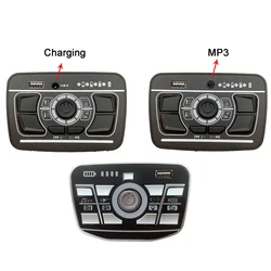 12V YJ ZK66 Children's Electric Vehicle Power Supply Central Control Switch Multi Functional Bluetooth Music Power Monitor ZK55G