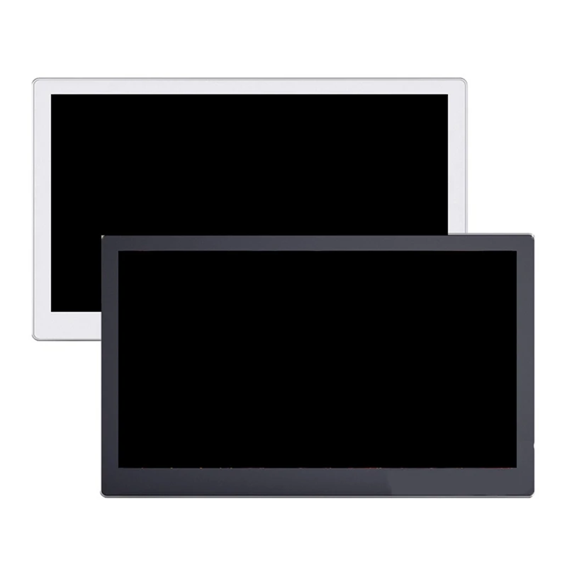 7 Inch IPS Display USB Chassis Secondary Screen RGB Atmosphere Screen 800X480 With Sound Pickup Function Silver Durable