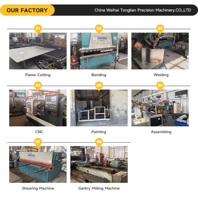 Weihai Tonglian Roll Wrapping Process Fishing Rod Machine Vertical Type Precision Bopp Belt Wrapping Machine