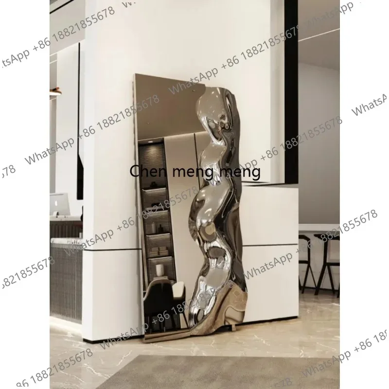 F150 Stainless Steel Mirror Wall Decoration, Model Room, Sofa Background, Hotel, Restaurant, Restaurant, Porch, Metal Wall Penda