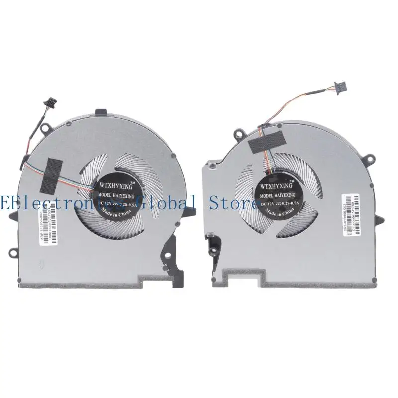 462B Upgrade Cooling Fan Kit For 17 In Laptops 4 Wire Power Connection Metal Heat Sink 12V Compatible