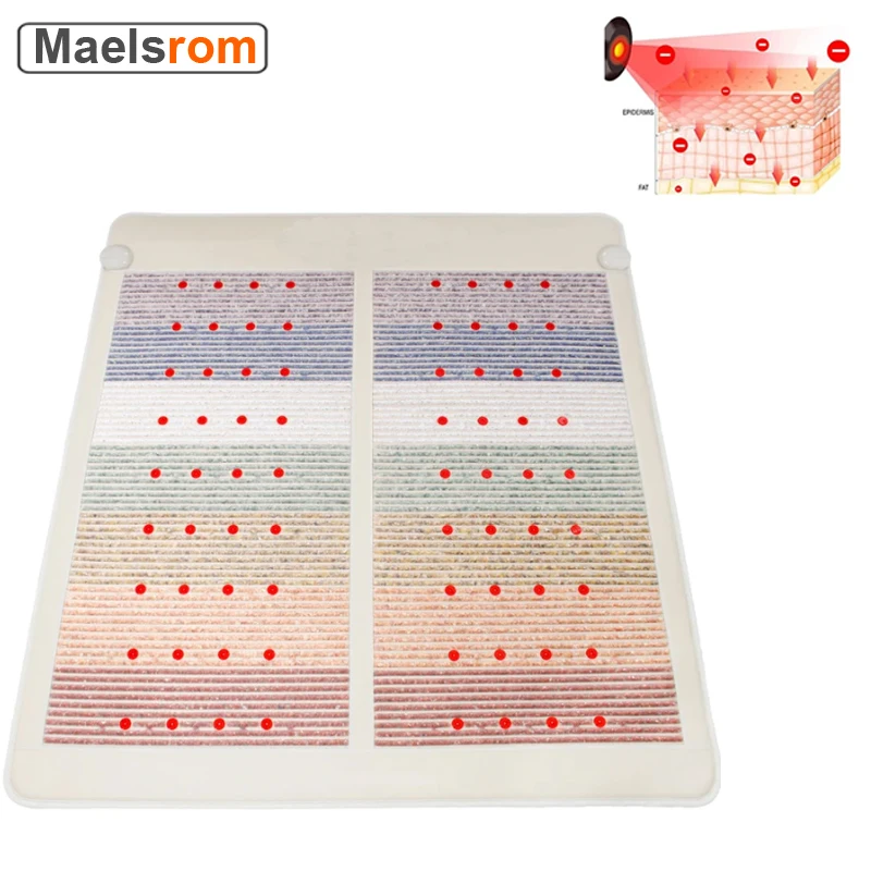 

Far Infrared Photon Therapy Negative Ion Gemstone Rainbow Heating Stone Mattress Magnetic Bio Amethyst Heating Mat Acupressure