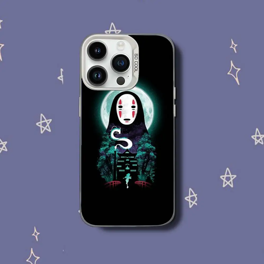 Чехол для телефона C-Cartoon H-Hayao Miyazaki для iPhone 17,16,15,14,13,12,11,Pro,XS,Max,Plus,Mini,SE White Candy Matte Shockproof Cover