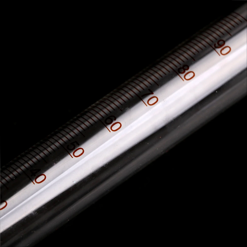 1PC Thick Glass Graduated Measuring Cylinder 100 mL Single Metric Scale Chemistry Lab Spout Measure