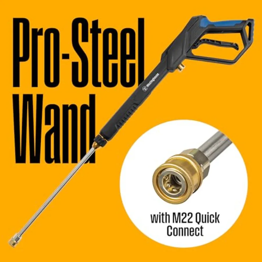 High-Performance Electric Pressure Washer with Anti-Tipping Technology for Outdoor Cleaning Applications Offers 2300 Max PSI an