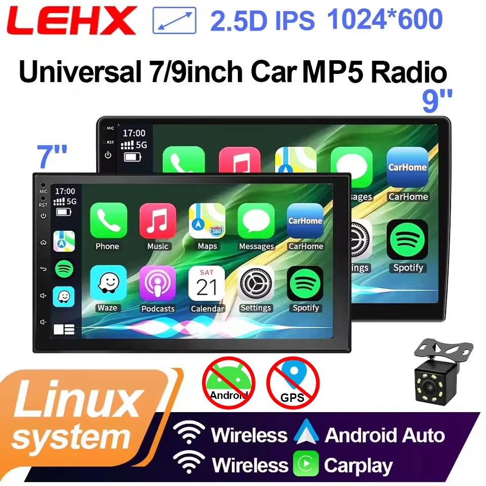 7/9 inch Car Radio Android Auto CarPlay